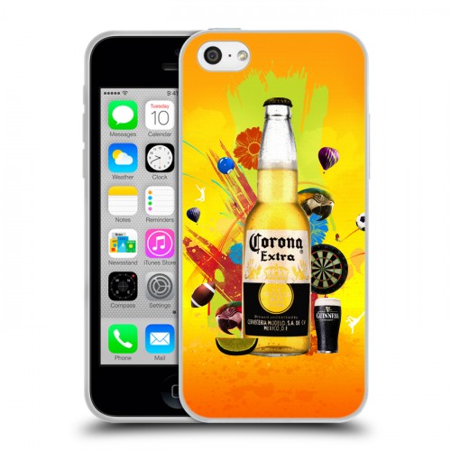 Дизайнерский пластиковый чехол для Iphone 5c Corona