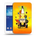 Дизайнерский силиконовый чехол для Samsung Galaxy Tab 3 Lite Corona