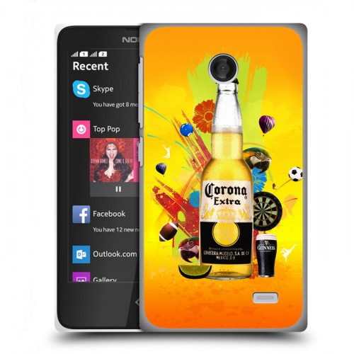 Дизайнерский пластиковый чехол для Nokia X Corona