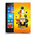 Дизайнерский пластиковый чехол для Microsoft Lumia 435 Corona