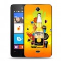 Дизайнерский силиконовый чехол для Microsoft Lumia 430 Dual SIM Corona