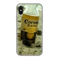 Дизайнерский силиконовый чехол для Iphone x10 Corona