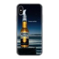 Дизайнерский силиконовый чехол для Iphone x10 Corona