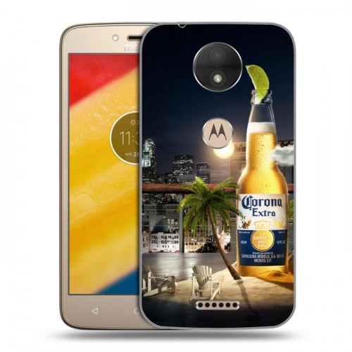 Дизайнерский силиконовый чехол для Motorola Moto C Corona