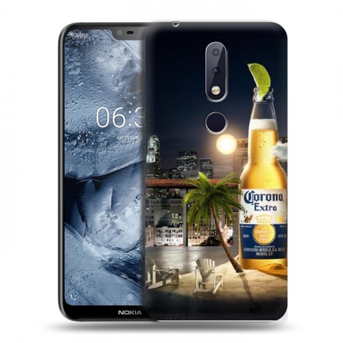 Дизайнерский пластиковый чехол для Nokia 6.1 Plus Corona