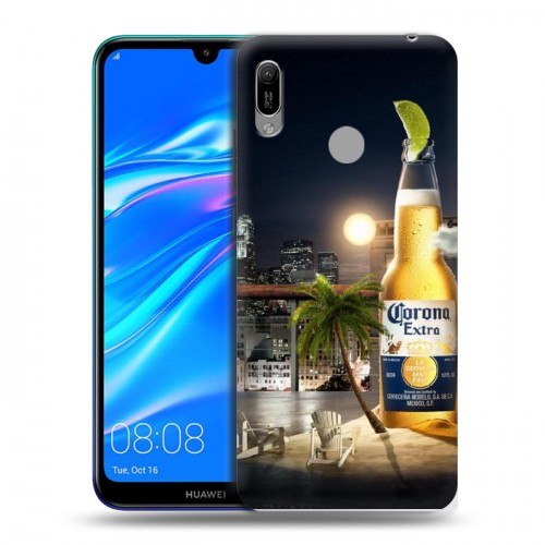 Дизайнерский пластиковый чехол для Huawei Y6 (2019) Corona