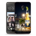 Дизайнерский пластиковый чехол для HTC Desire 700 Corona