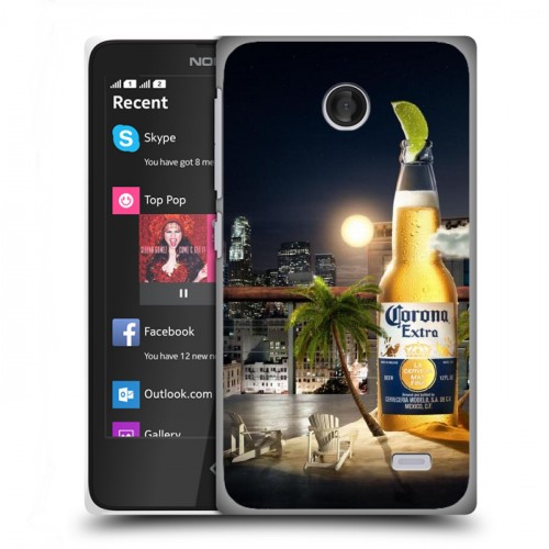 Дизайнерский пластиковый чехол для Nokia X Corona