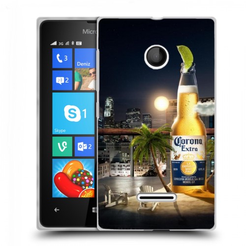 Дизайнерский пластиковый чехол для Microsoft Lumia 435 Corona