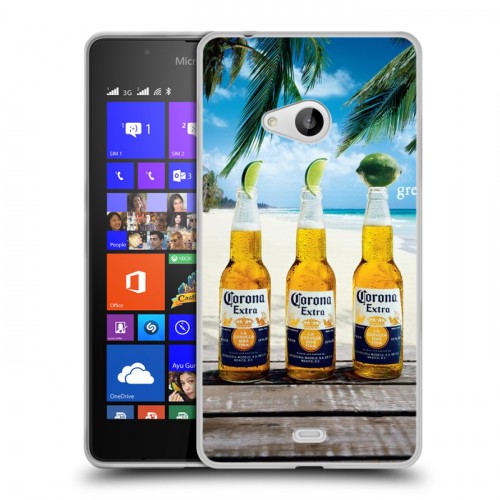 Дизайнерский пластиковый чехол для Microsoft Lumia 540 Corona