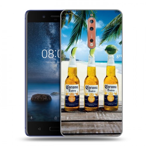 Дизайнерский пластиковый чехол для Nokia 8 Corona