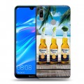 Дизайнерский пластиковый чехол для Huawei Y6 (2019) Corona