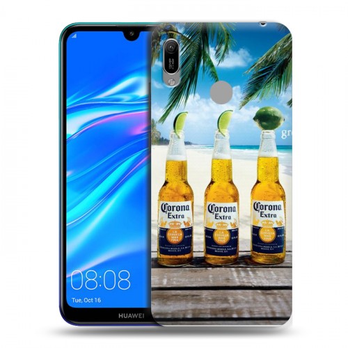 Дизайнерский пластиковый чехол для Huawei Y6 (2019) Corona