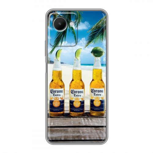 Дизайнерский силиконовый чехол для Realme C30s Corona