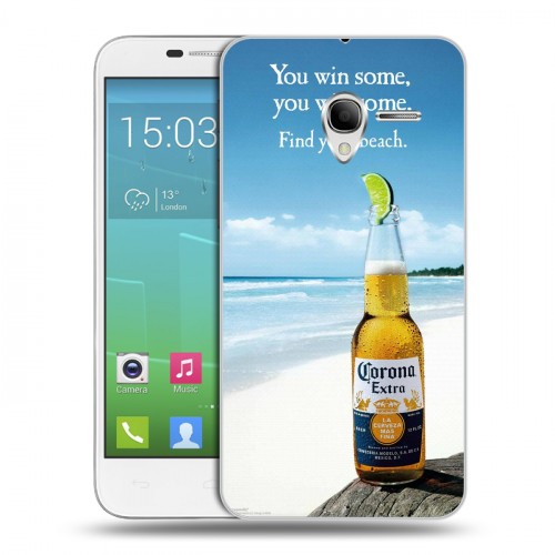 Дизайнерский силиконовый чехол для Alcatel One Touch POP 3 5 Corona