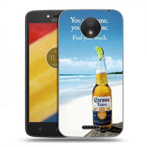 Дизайнерский пластиковый чехол для Motorola Moto C Plus Corona