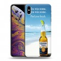 Дизайнерский силиконовый чехол для Iphone Xs Max Corona