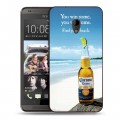 Дизайнерский пластиковый чехол для HTC Desire 700 Corona