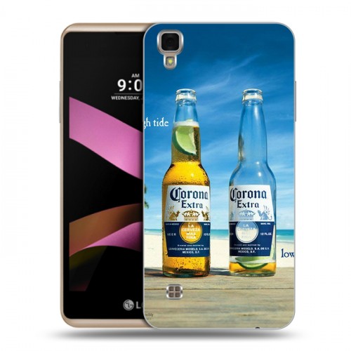 Дизайнерский пластиковый чехол для LG X Style Corona