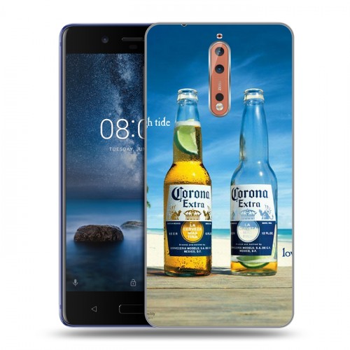 Дизайнерский пластиковый чехол для Nokia 8 Corona