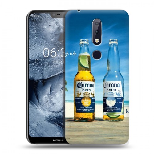 Дизайнерский силиконовый чехол для Nokia 6.1 Plus Corona