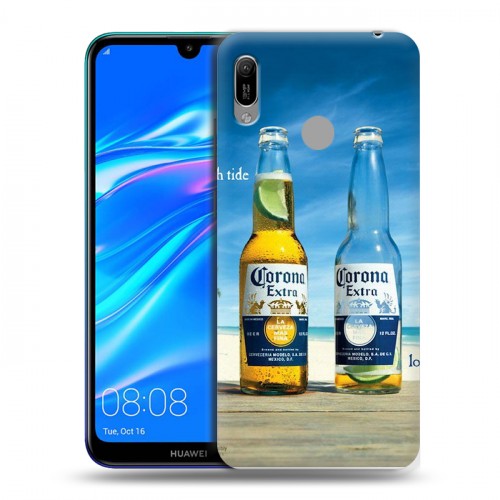 Дизайнерский пластиковый чехол для Huawei Y6 (2019) Corona