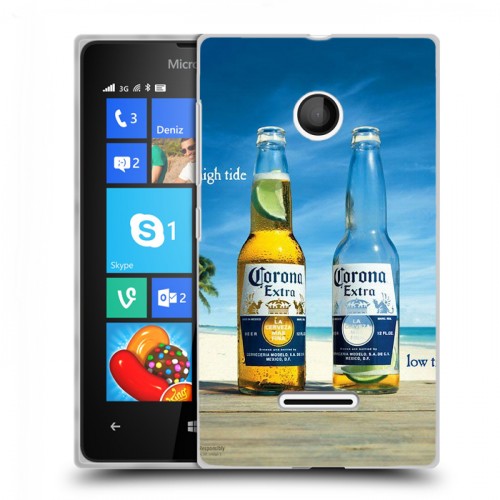 Дизайнерский пластиковый чехол для Microsoft Lumia 435 Corona