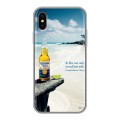 Дизайнерский силиконовый чехол для Iphone x10 Corona