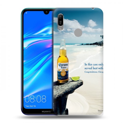 Дизайнерский пластиковый чехол для Huawei Y6 (2019) Corona