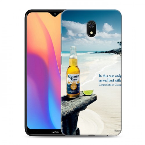 Дизайнерский силиконовый с усиленными углами чехол для Xiaomi RedMi 8A Corona