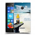 Дизайнерский пластиковый чехол для Microsoft Lumia 435 Corona