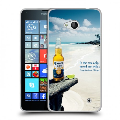 Дизайнерский пластиковый чехол для Microsoft Lumia 640 Corona