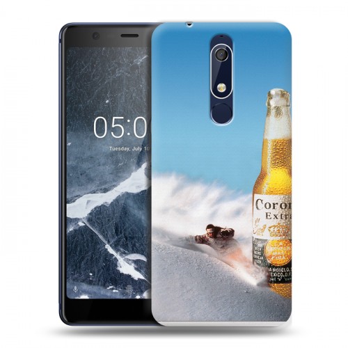 Дизайнерский пластиковый чехол для Nokia 5.1 Corona