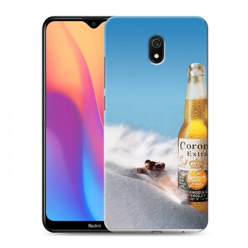 Дизайнерский силиконовый с усиленными углами чехол для Xiaomi RedMi 8A Corona