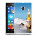 Дизайнерский пластиковый чехол для Microsoft Lumia 435 Corona