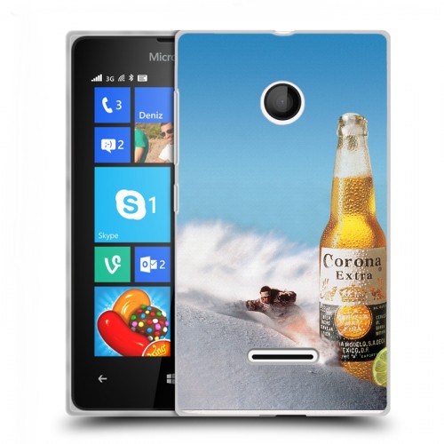 Дизайнерский пластиковый чехол для Microsoft Lumia 435 Corona