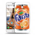 Дизайнерский силиконовый чехол для ZUK Z1 Fanta