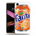 Дизайнерский пластиковый чехол для LG X Style Fanta