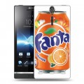 Дизайнерский пластиковый чехол для Sony Xperia S Fanta