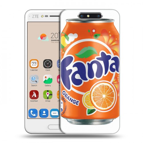 Дизайнерский пластиковый чехол для ZTE Blade V8 Fanta