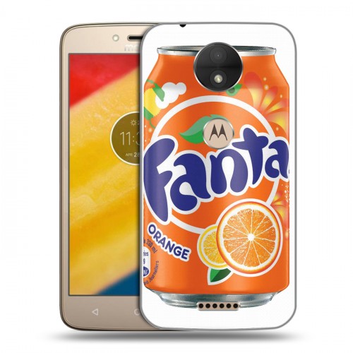Дизайнерский пластиковый чехол для Motorola Moto C Fanta