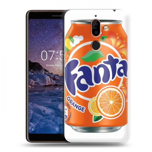 Дизайнерский пластиковый чехол для Nokia 7 Plus Fanta