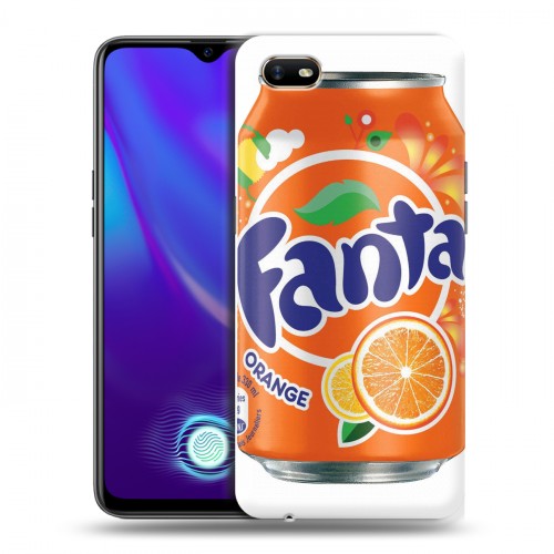 Дизайнерский силиконовый с усиленными углами чехол для OPPO A1k Fanta