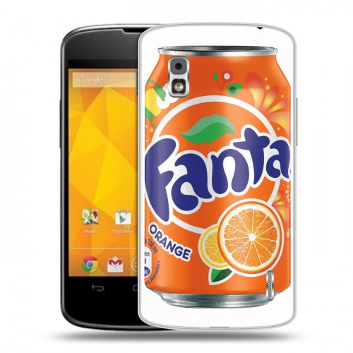 Дизайнерский пластиковый чехол для LG Google Nexus 4 Fanta