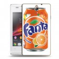 Дизайнерский пластиковый чехол для Sony Xperia E Fanta