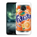 Дизайнерский силиконовый с усиленными углами чехол для Nokia 7.2 Fanta