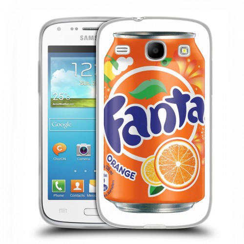 Дизайнерский пластиковый чехол для Samsung Galaxy Core Fanta