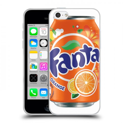 Дизайнерский пластиковый чехол для Iphone 5c Fanta