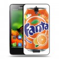 Дизайнерский пластиковый чехол для Lenovo S660 Fanta