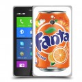 Дизайнерский силиконовый чехол для Nokia XL Fanta